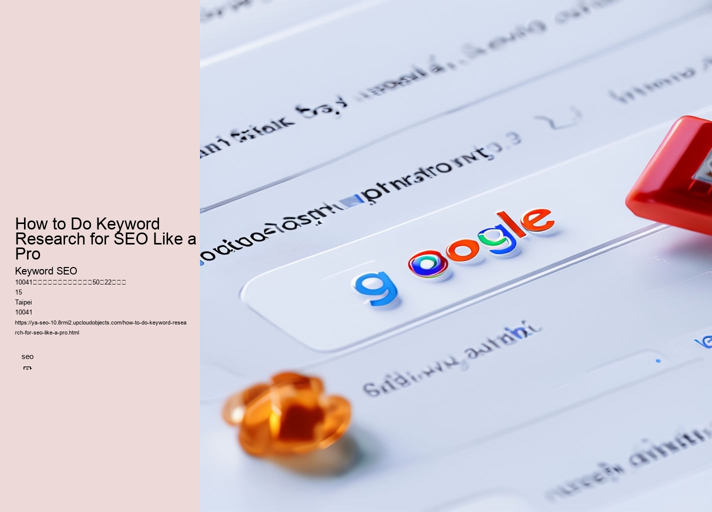 How to Do Keyword Research for SEO Like a Pro